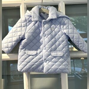 Baby boy, quilted jacket with removable hood by Mayoral sz2-4 months